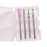 Maxbell 3/32'' Nail Art Drill Bit Acrylic Gels Removal Electric Manicure Bits Set 4x FD-2