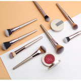 Maxbell 4x Shaggy Makeup Cosmetic Brushes Set Foundation Blush Loose Powder Brush Black