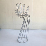 Maxbell Hollowed-out Jewelry Hand Form Bracelet Ring Watch Display Holder Rack Stand Silver