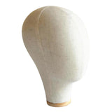 Tabletop Canvas Wig Making Mannequin Hat Holder Stand Display Manikin Model 03