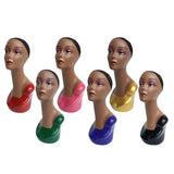 Female Mannequin Manikin Head Model Wig Jewelry Glasses Display Stand Red