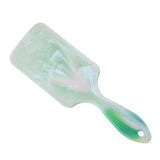 Maxbell Anti-static Scalp Massage Hairbrush Cushioned Detangling Large Paddle Brush Green