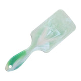 Maxbell Anti-static Scalp Massage Hairbrush Cushioned Detangling Large Paddle Brush Green