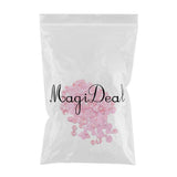 Maxbell 350x Fluorescent Flatback Sparkling Nail Rhinestones 3D Tips Decor Beads Pink