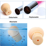 Maxbell Nail Art Sponge Stamper Brush Paint Dotting Gradient Blooming UV Gel Pen Pink