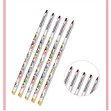 Maxbell 14pcs Nail Art Painting Brushes Dotting Pen Rhinestones Striping Tape Set