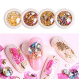 Maxbell 14pcs Nail Art Painting Brushes Dotting Pen Rhinestones Striping Tape Set