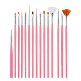 Maxbell Nail Art Tool Kit Painting Brushes Dotting Pen Rhinestones Striping Tape Set