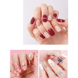 Maxbell Nail Art Tool Kit Painting Brushes Dotting Pen Rhinestones Striping Tape Set