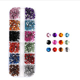 Maxbell Nail Art Tool Kit Painting Brushes Dotting Pen Rhinestones Striping Tape Set