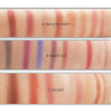 Maxbell 9 Colors Eyeshadow Palette Beauty Makeup Glitter & Matte Eye Shadows Kits 01