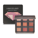 Maxbell 9 Colors Eyeshadow Palette Beauty Makeup Glitter & Matte Eye Shadows Kits 01