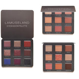 Maxbell 9 Colors Eyeshadow Palette Beauty Makeup Glitter & Matte Eye Shadows Kits 01