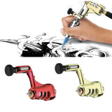 Maxbell Lightweight Rotary Tattoo Machine Shader Liner Tattoo Gun for Beginners Red