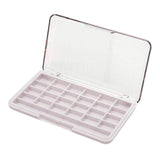 24 Grid Empty Makeup Eyeshadow Palette Blush Lip Gloss Powder DIY Case White