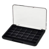 24 Grid Empty Makeup Eyeshadow Palette Blush Lip Gloss Powder DIY Case Black