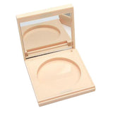 Maxbell Empty Pressed Powder Case Makeup Blusher Cosmetic Container w/ Mirror Flesh