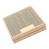 Maxbell Empty Pressed Powder Case Makeup Blusher Cosmetic Container w/ Mirror Flesh