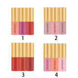 Maxbell 3Pc Velvet Matte Waterproof Lasting Lip Gloss Liquid Lipstick Makeup Tool 04