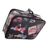 Maxbell PU Leather Hair Styling Tools Bag Makeup Train Case Barber Travel Organizer