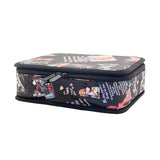 Maxbell PU Leather Hair Styling Tools Bag Makeup Train Case Barber Travel Organizer