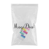 Maxbell 50pcs Colorful U Shape Hair Styling Clips Salon DIY Metal Hairpins Clamps Wavy Rainbow Color