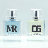 Maxbell 50ml Sports Men's Eau de Perfum Toilette Spray Long-lasting Fresh Fragrance Blue