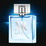 Maxbell 50ml Sports Men's Eau de Perfum Toilette Spray Long-lasting Fresh Fragrance Blue