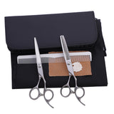 Maxbell 6" Stainless Steel Barber Cutting Thinning Texturizing Scissors Comb Set Silver 01