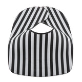 Maxbell PU Leather Hair Cutting Cape Barber Dye Coloring Perming Shawl Wrap Stripe 01