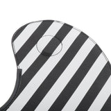Maxbell PU Leather Hair Cutting Cape Barber Dye Coloring Perming Shawl Wrap Stripe 01