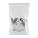 Maxbell PU Leather Hair Cutting Cape Barber Dye Coloring Perming Shawl Wrap Stripe 01