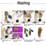 Maxbell 20'' Medium Straight Synthetic Side Part Wigs Women Cosplay Layered Full Wig