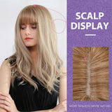 Maxbell 20'' Women Medium Wavy Synthetic Wigs for Fancy Dress Cosplay Party Daily 02
