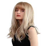 Maxbell 20'' Women Medium Wavy Synthetic Wigs for Fancy Dress Cosplay Party Daily 02