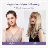 Maxbell 20'' Women Medium Wavy Synthetic Wigs for Fancy Dress Cosplay Party Daily 02