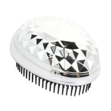Maxbell Soft Pins Wet Dry Detangling Hairbrush Anti-static Comb for Women Silver