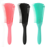 Maxbell Plastic Antistatic Detangling Hairbrush Comb for Long Thick Curly Hair Green