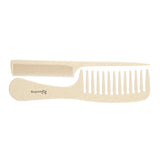 Maxbell Barber Hairdressing Comb Wide Tooth Detangling Rat Tail Sectioning Comb Yellow