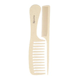 Maxbell Barber Hairdressing Comb Wide Tooth Detangling Rat Tail Sectioning Comb Yellow