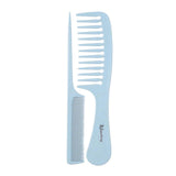 Maxbell Barber Hairdressing Comb Wide Tooth Detangling Rat Tail Sectioning Comb Blue