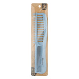 Maxbell Barber Hairdressing Comb Wide Tooth Detangling Rat Tail Sectioning Comb Blue