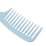 Maxbell Barber Hairdressing Comb Wide Tooth Detangling Rat Tail Sectioning Comb Blue
