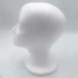 Maxbell Lightweight Foam Mannequin Head Model Hat Wig Glasses Display Stand White 02