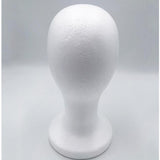 Maxbell Lightweight Foam Mannequin Head Model Hat Wig Glasses Display Stand White 04