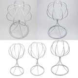 Maxbell Balloon Shape Tabletop Decorative Metal Wig Hat Caps Holder Display Stand 32cm