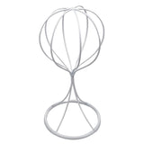 Maxbell Balloon Shape Tabletop Decorative Metal Wig Hat Caps Holder Display Stand 32cm