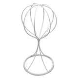 Maxbell Balloon Shape Tabletop Decorative Metal Wig Hat Caps Holder Display Stand 32cm