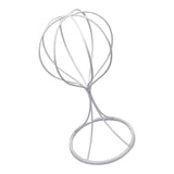 Maxbell Balloon Shape Tabletop Decorative Metal Wig Hat Caps Holder Display Stand 32cm