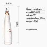 Maxbell Electric Blackhead Remover Acne Comedo Vacuum Extractor w/ 3x Suction Head